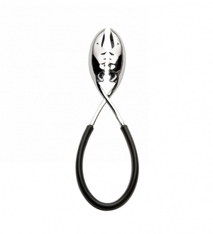 Casa Bugatti Kiss Salad Tongs, Black