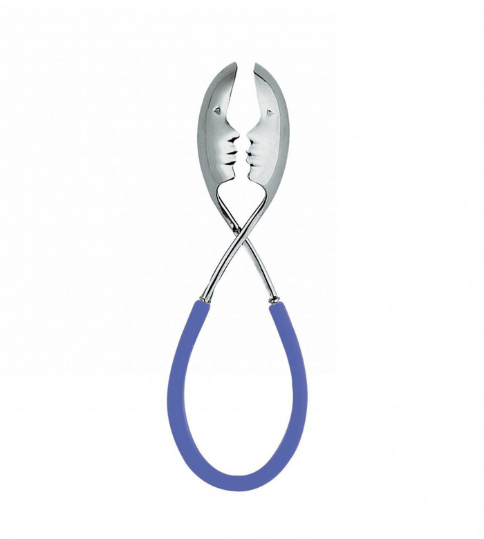 Casa Bugatti Kiss Salad Tong, Blue