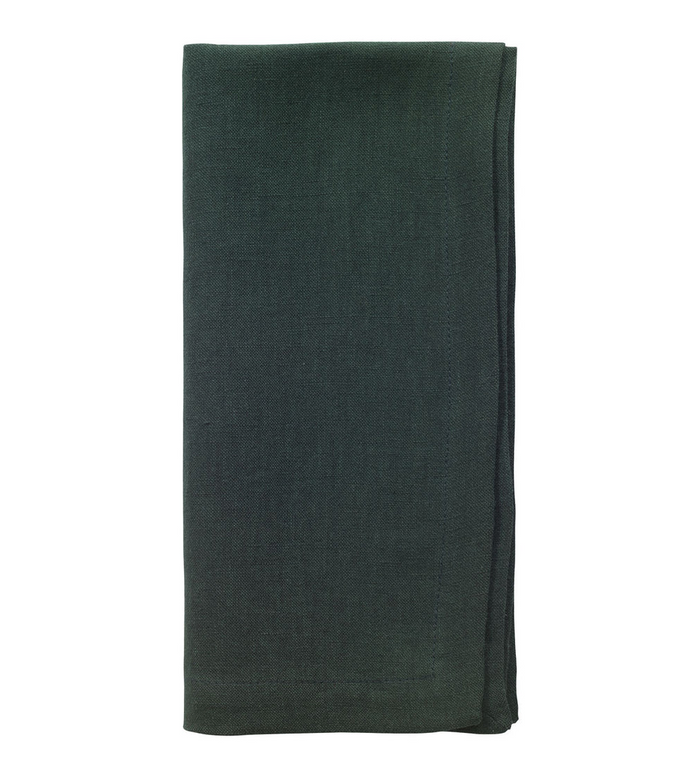 Bodrum Amalfi Linen Napkin, Evergreen