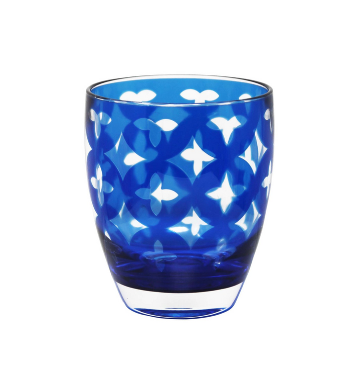 Le Cadeaux Palazzzio Small Tumbler, Blue, 12oz