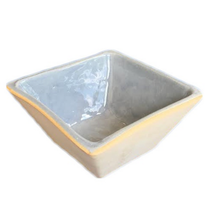 TerraFirma Square Dip Bowl, Opal