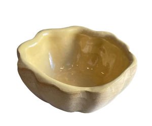 TerraFirma Mini Scallop Bowl, Butter