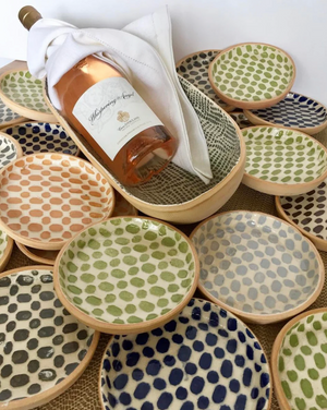 TerraFirma Dot Wine Coaster, Opal