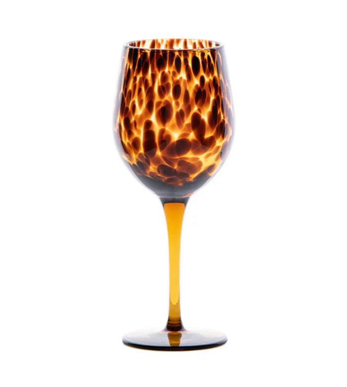 Juliska Puro Wine Glass - Tortoiseshell