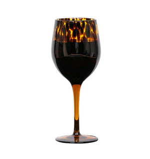 Juliska Puro Wine Glass - Tortoiseshell