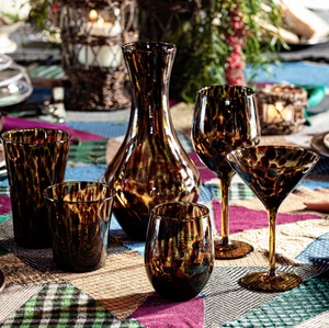 Juliska Puro Wine Glass - Tortoiseshell