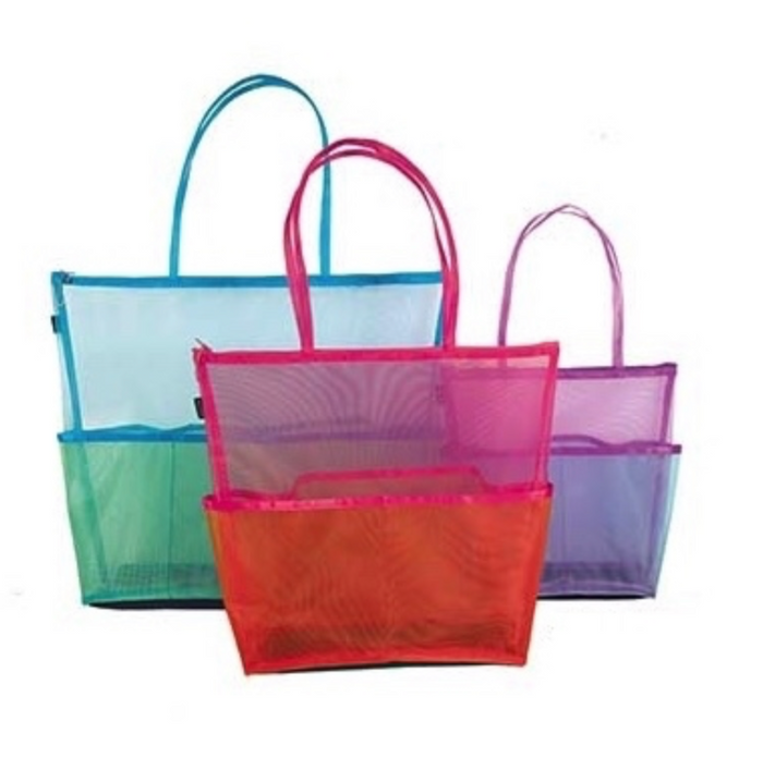 Walker Dunham Sam Tote, 15.5x20, Orange & Fuchsia