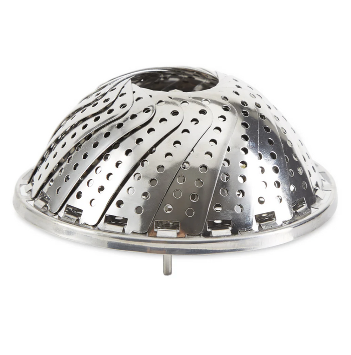 VEGETABLE STEAMER - 9IN - STAINLESS STEEL