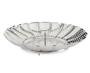 VEGETABLE STEAMER - 9IN - STAINLESS STEEL