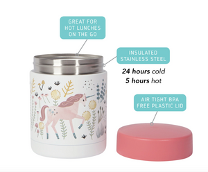 Unicorn Food Jar Small 12 oz