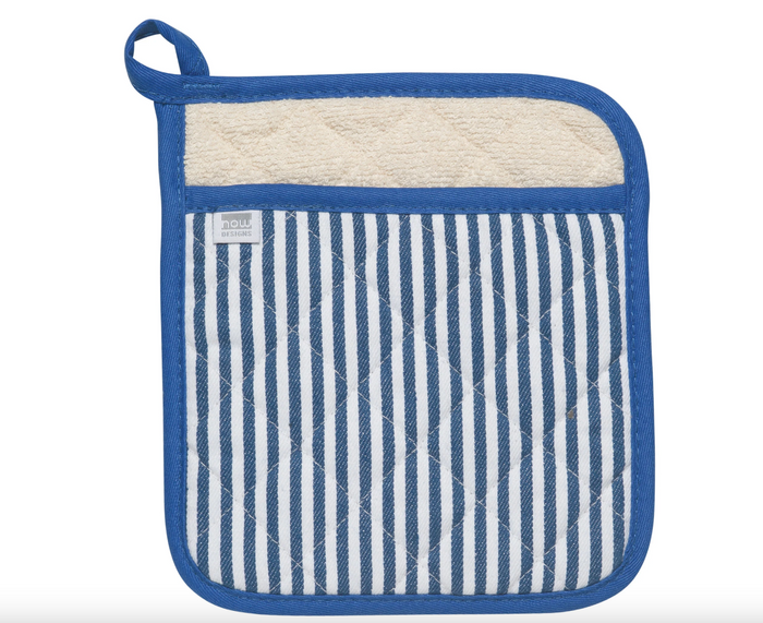 Superior Blue Narrow Stripe Potholder