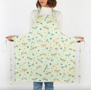 Dragonfly Chef's Cotton Kitchen Apron