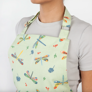 Dragonfly Chef's Cotton Kitchen Apron