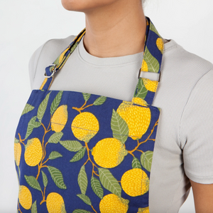 Lemons Cotton Chef's Apron