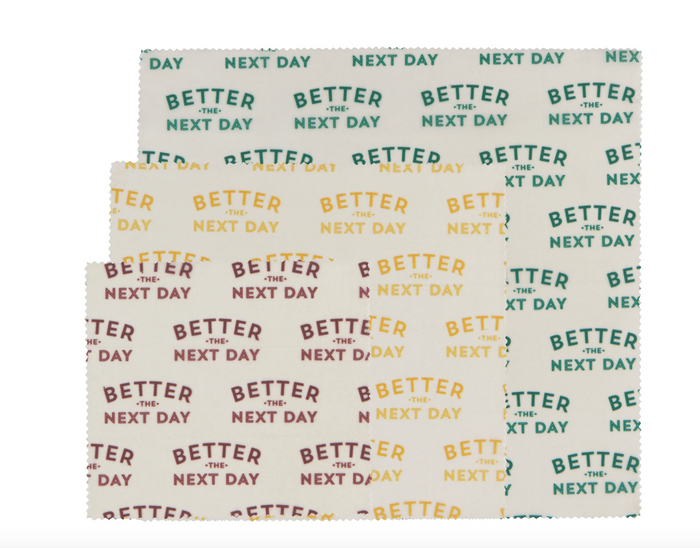 Better The Next Day Beeswax Wrap Set of 3