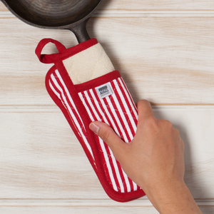 Superior Red Narrow Stripe Potholder