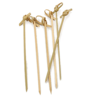 BAMBOO KNOT PICKS - 4 1/2IN - 50CT