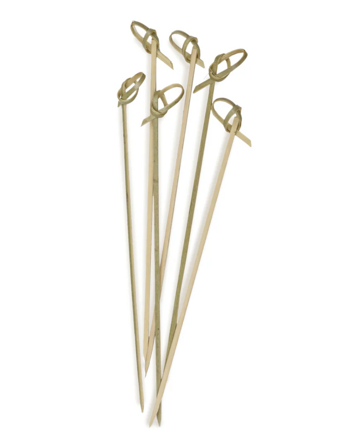 BAMBOO KNOT PICKS - 6 1/2IN - 50CT