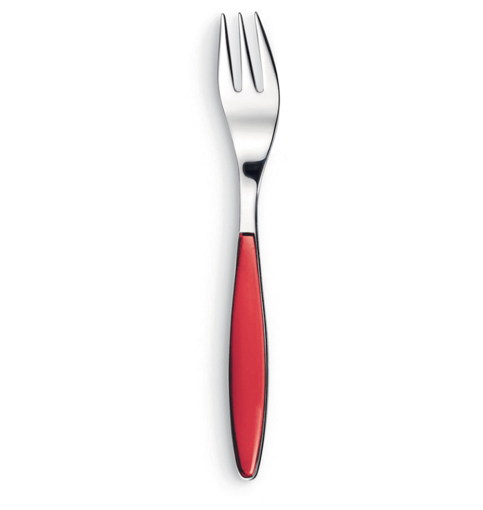 Guzzini Dessert Fork- Red