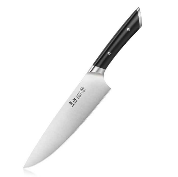 HELENA Series 8" Chef's Knife, Forged German Steel- Black