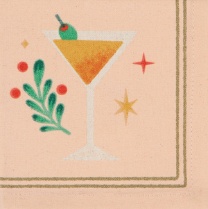 Spirits Bright Cocktail Napkins, Set of 4