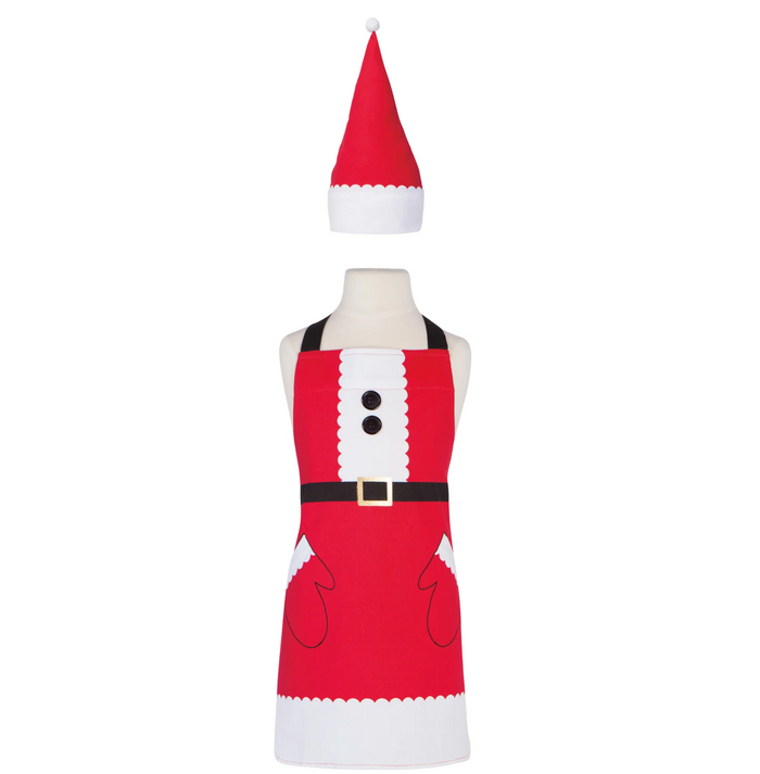 Santa Daydream Kids Apron and Hat Set