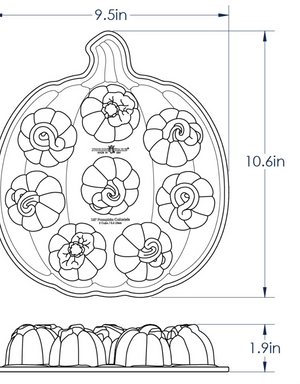 Nordicware Lil' Pumpkin Cakelets Pan