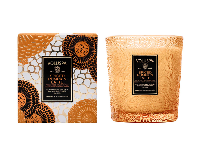 Voluspa Spiced Pumpkin Latte Classic Candle