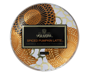 Voluspa Spiced Pumpkin Latte Mini Tin Candle