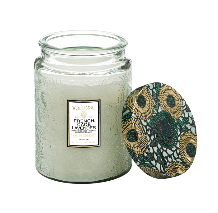 Voluspa French Cade Lavender Large Jar Candle