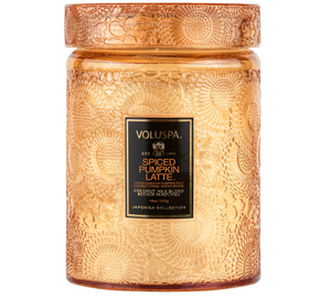 Voluspa Spiced Pumpkin Latte Large Jar Candle