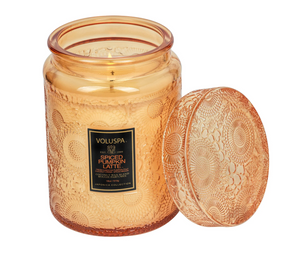 Voluspa Spiced Pumpkin Latte Large Jar Candle