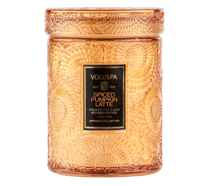 Voluspa Spiced Pumpkin Latte Small Jar Candle