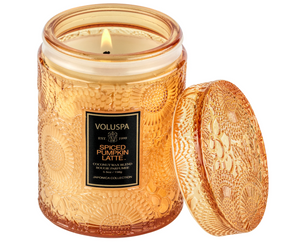 Voluspa Spiced Pumpkin Latte Small Jar Candle