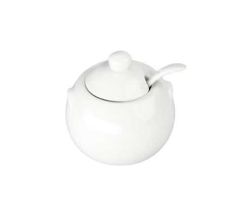 Cordon Bleu Sugar Pot with Spoon, 8oz