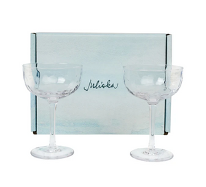 Juliska Puro Cocktail Coupe, Set of 2