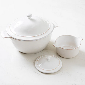 Juliska Puro Mini Cocotte with Lid - Whitewash