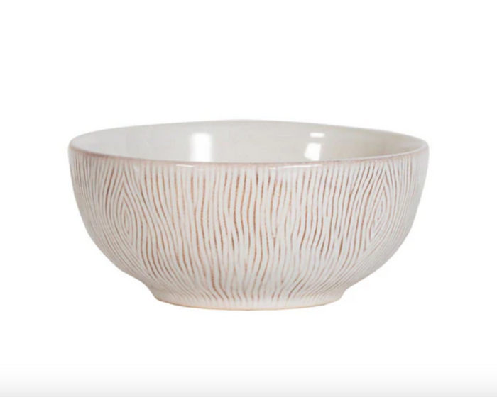 Juliska Blenheim Oak Cereal/Ice Cream Bowl - Whitewash