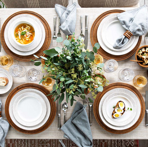 Juliska Blenheim Oak Dessert/Salad Plate - Whitewash