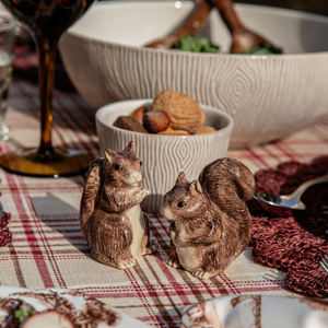 Juliska Clever Creatures Squirrel Salt and Pepper Set