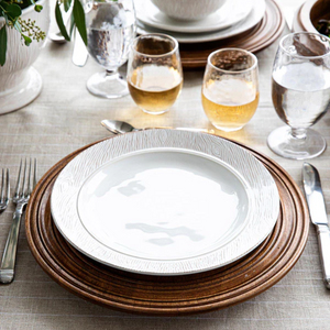 Juliska Blenheim Oak Dinner Plate - Whitewash