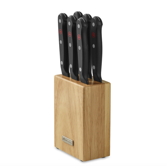Wüsthof Gourmet 7-Piece Steak Knife Block Set