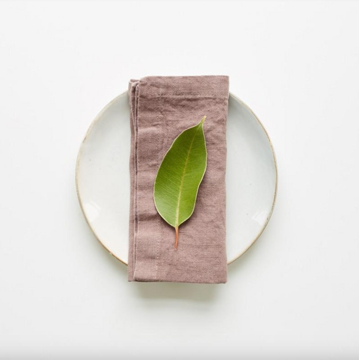 Ashes of Roses Linen Napkins, Set of 2