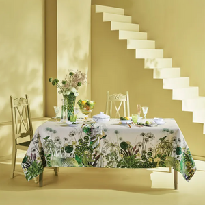 Garnier Thiebaut- Nenuphars Parchemin Tablecloth, 61x120"