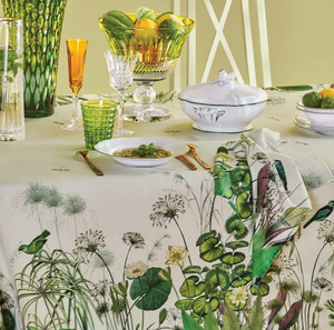 Garnier Thiebaut- Nenuphars Parchemin Table Runner, 20x61"