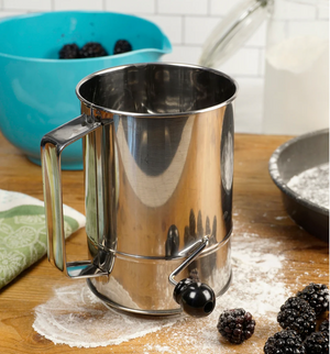 Endurance Crank Style Flour Sifter, 3 Cup