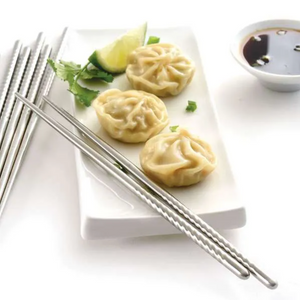 Stainless Steel Chopsticks, Set of 5