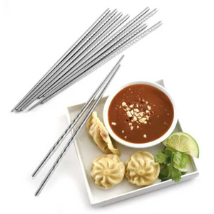 Stainless Steel Chopsticks, Set of 5