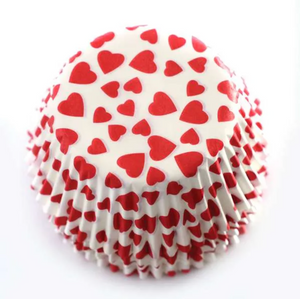 Heart Muffin Cups, Set of 75