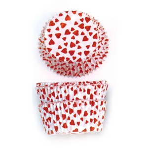 Heart Muffin Cups, Set of 75
